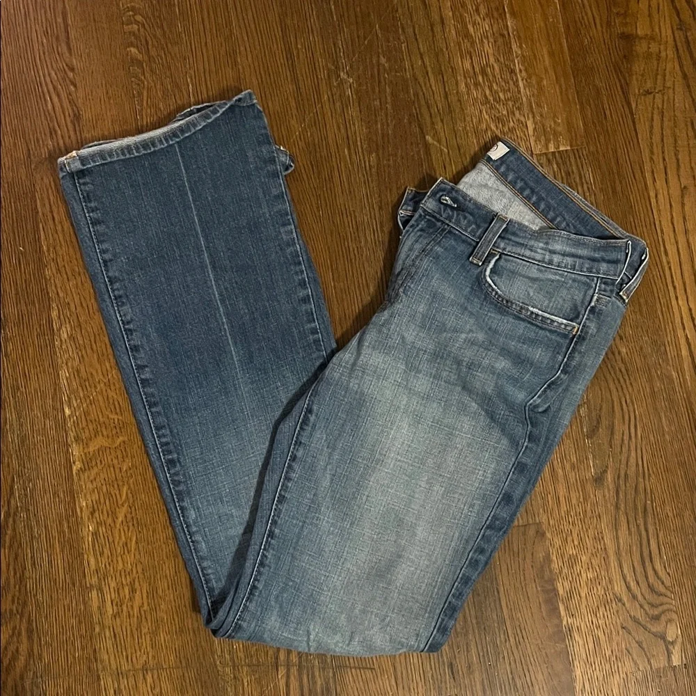Express Blue Boot Cut Jeans - Picture 3 of 3